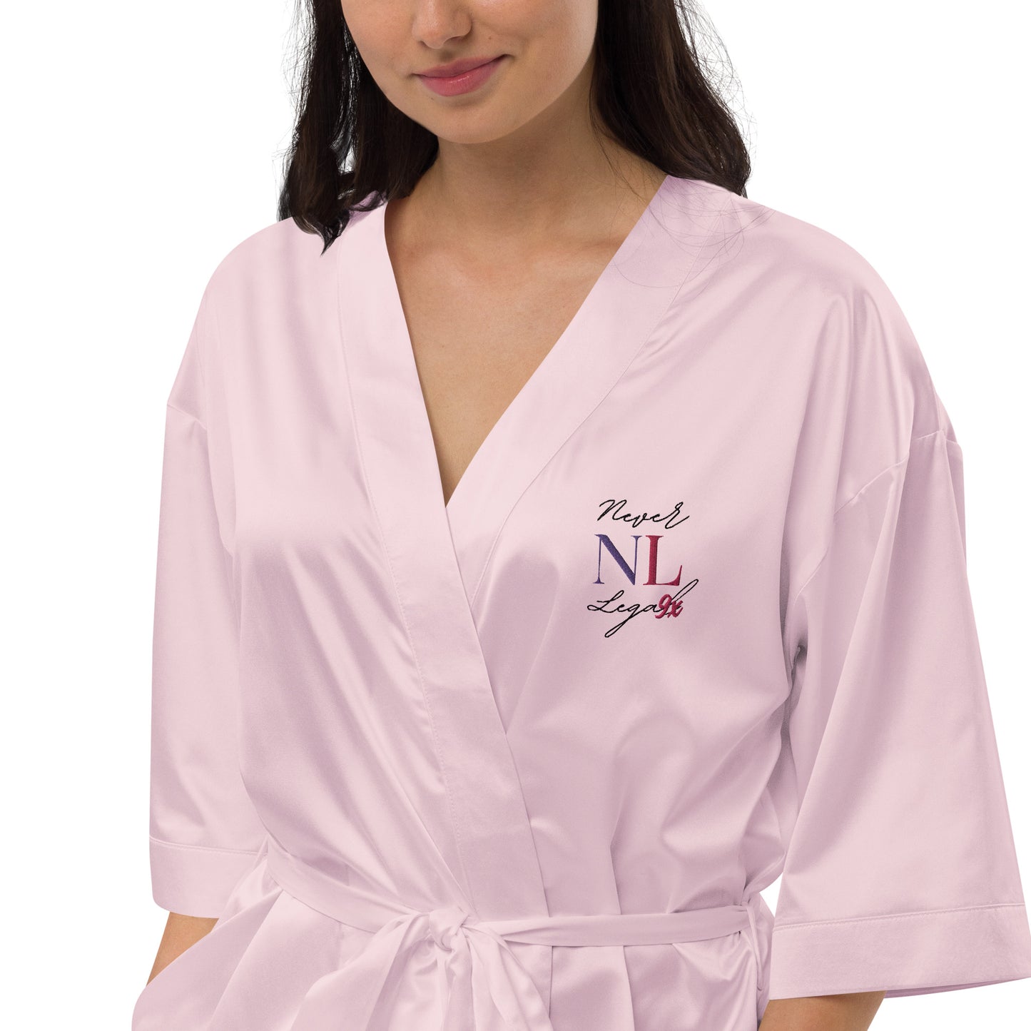 NEVER LEGAL 9X-Satin robe