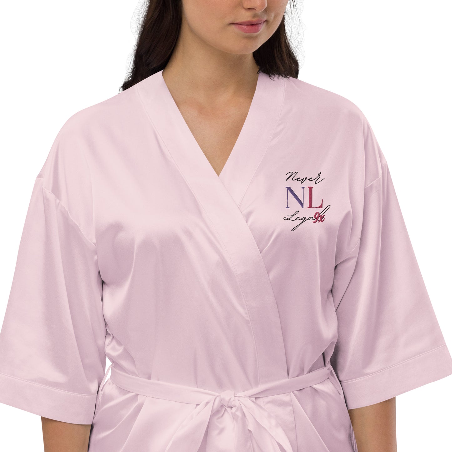 NEVER LEGAL 9X-Satin robe