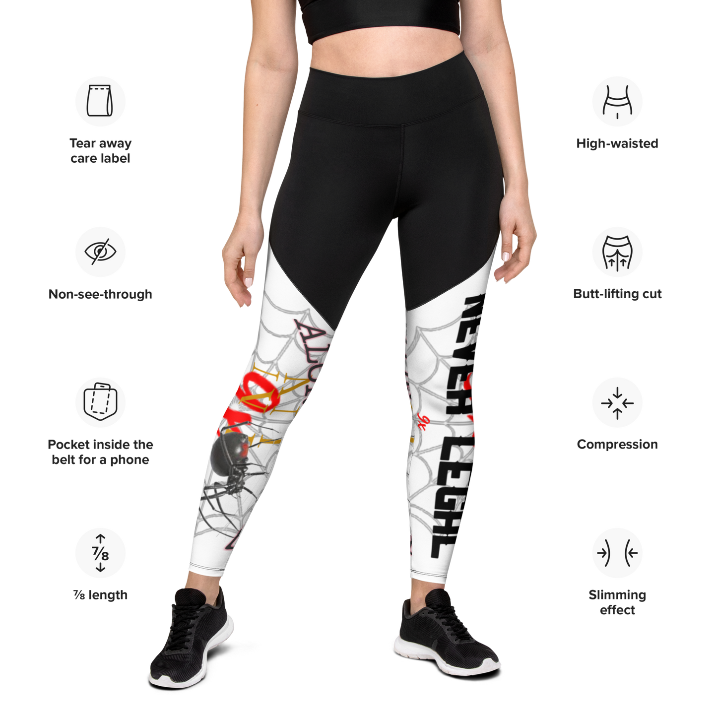 NEVER LEGAL 9X-Sports Leggings