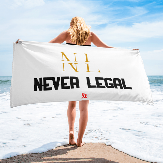 NEVER LEGAL 9X-Towel