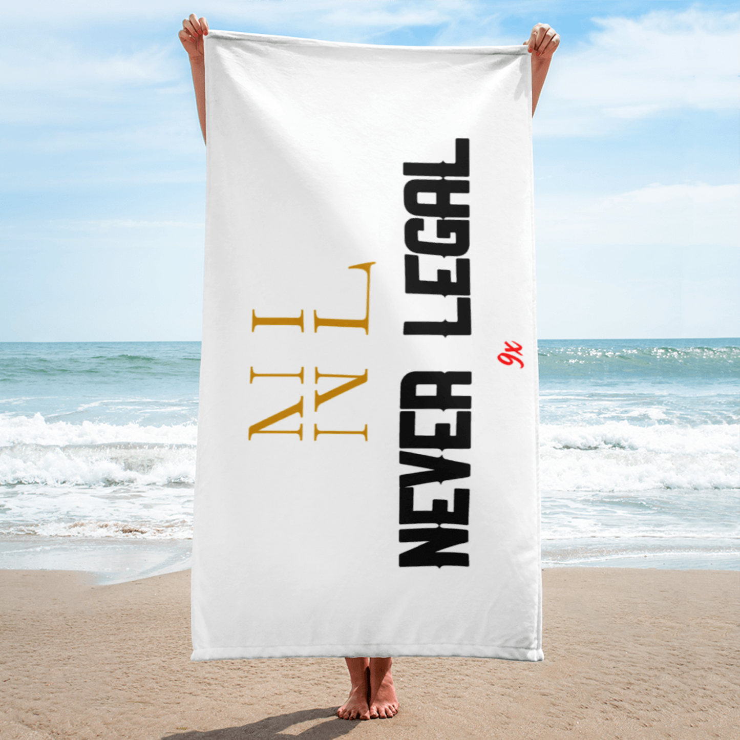 NEVER LEGAL 9X-Towel