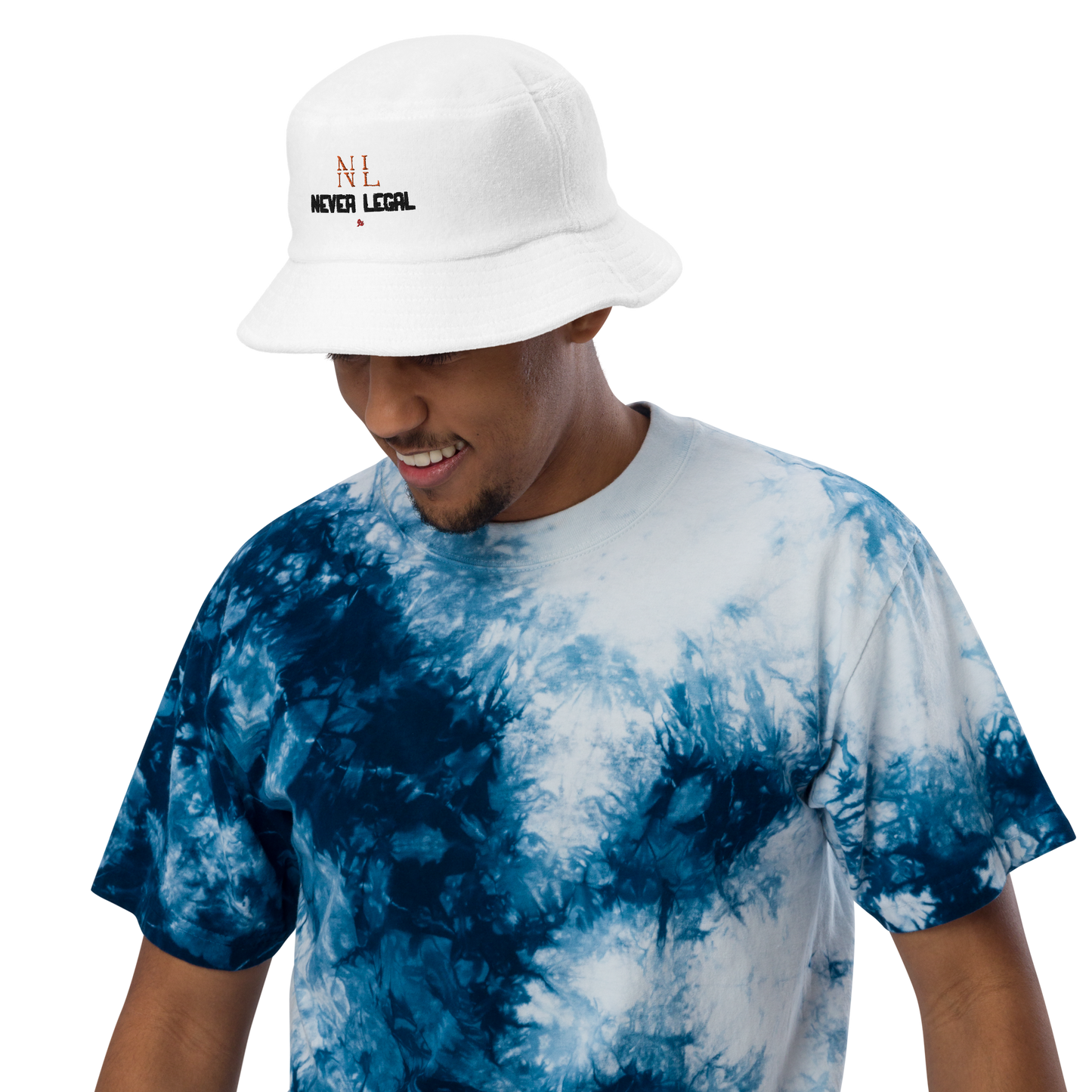 NEVER LEGAL 9X-Terry cloth bucket hat