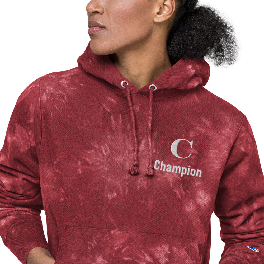 Unisex Champion tie-dye hoodie