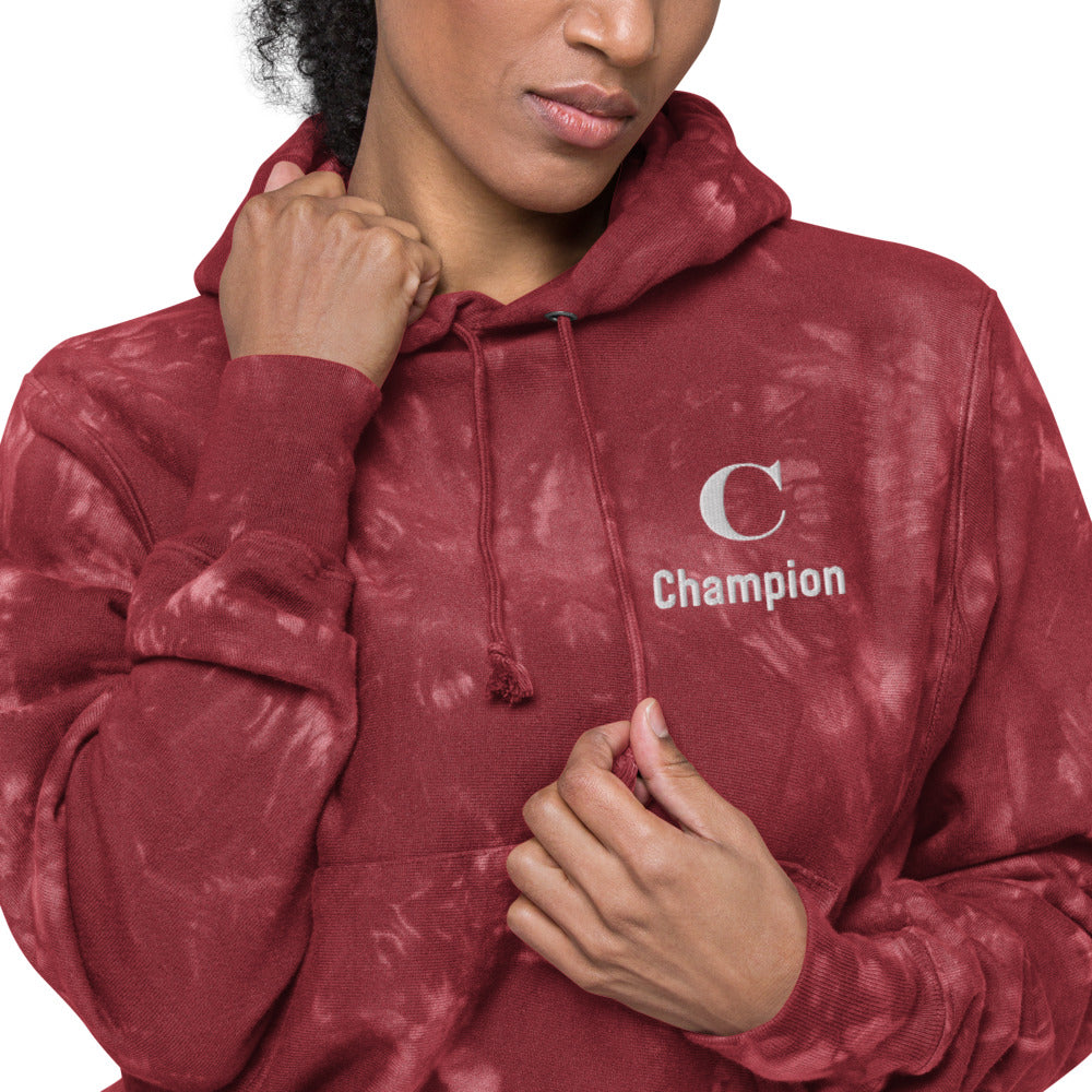 Unisex Champion tie-dye hoodie