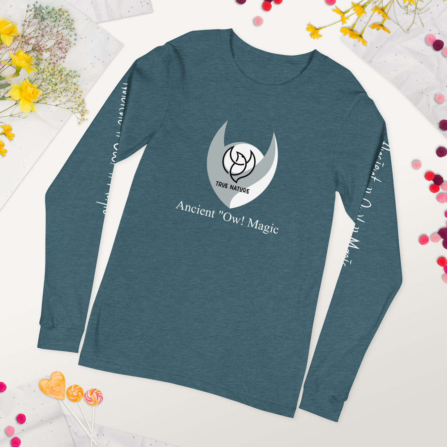 True Nature Ancient Owl Magic-Unisex Long Sleeve Tee