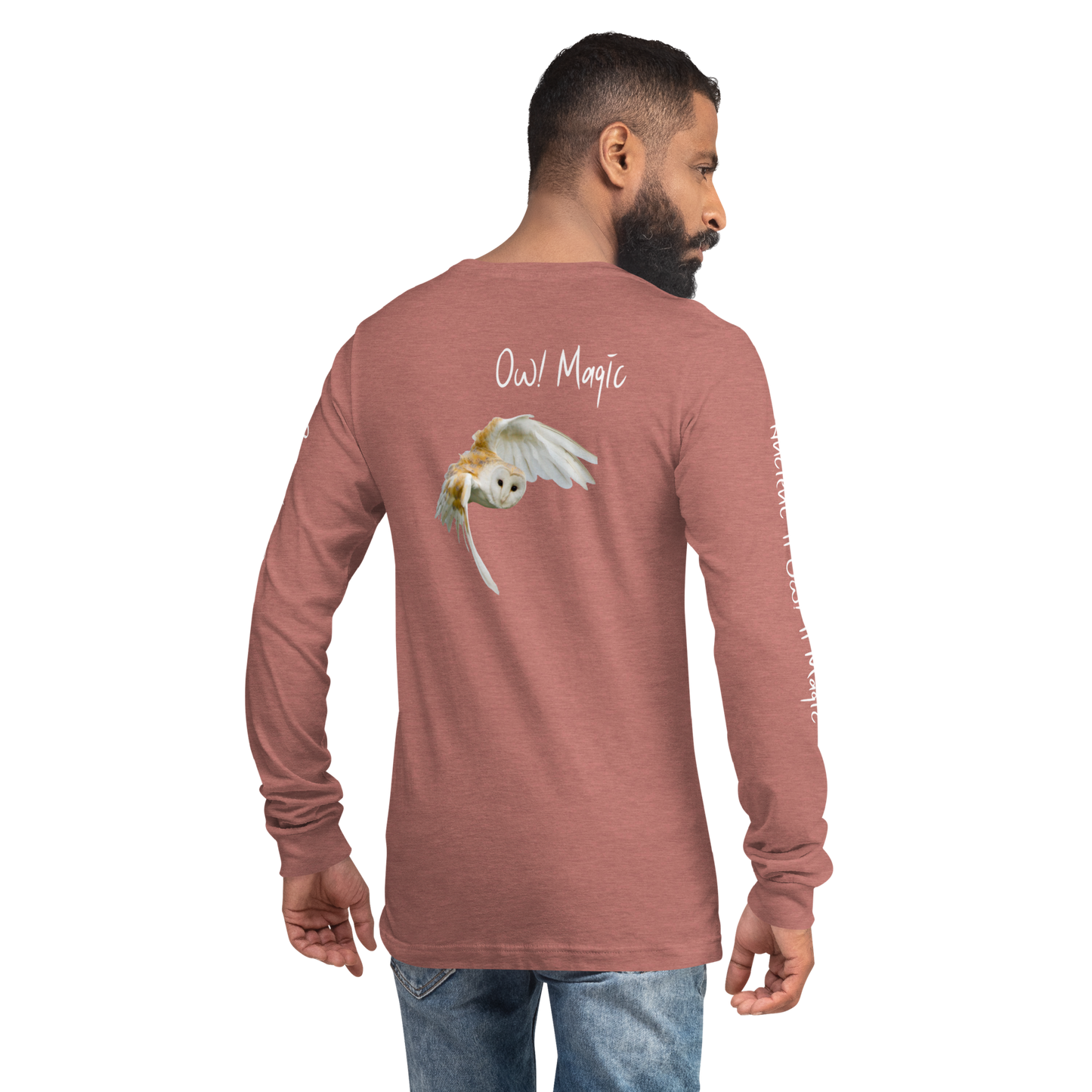 True Nature Ancient Owl Magic 1111-Unisex Long Sleeve Tee