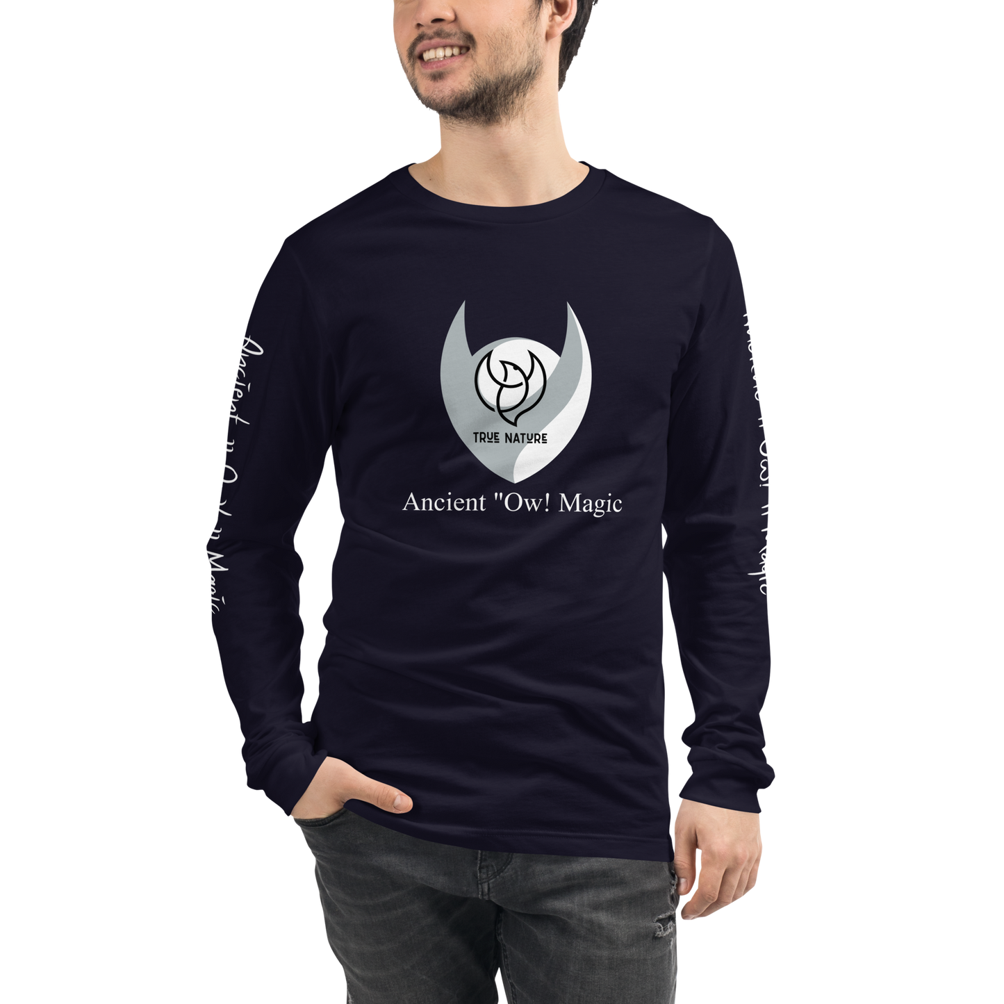 True Nature Ancient Owl Magic-Unisex Long Sleeve Tee