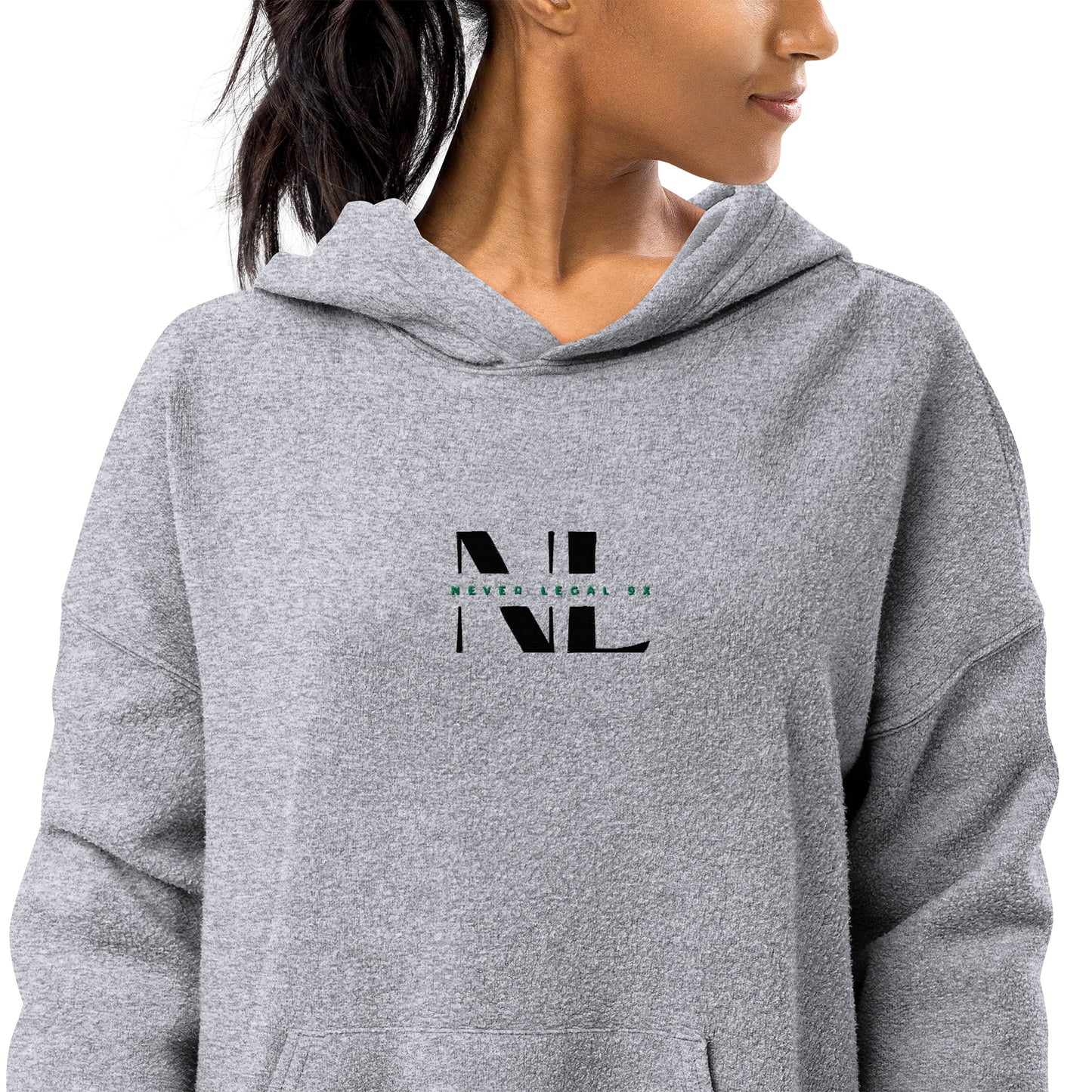 NEVER LEGAL 9X-Unisex sueded fleece hoodie