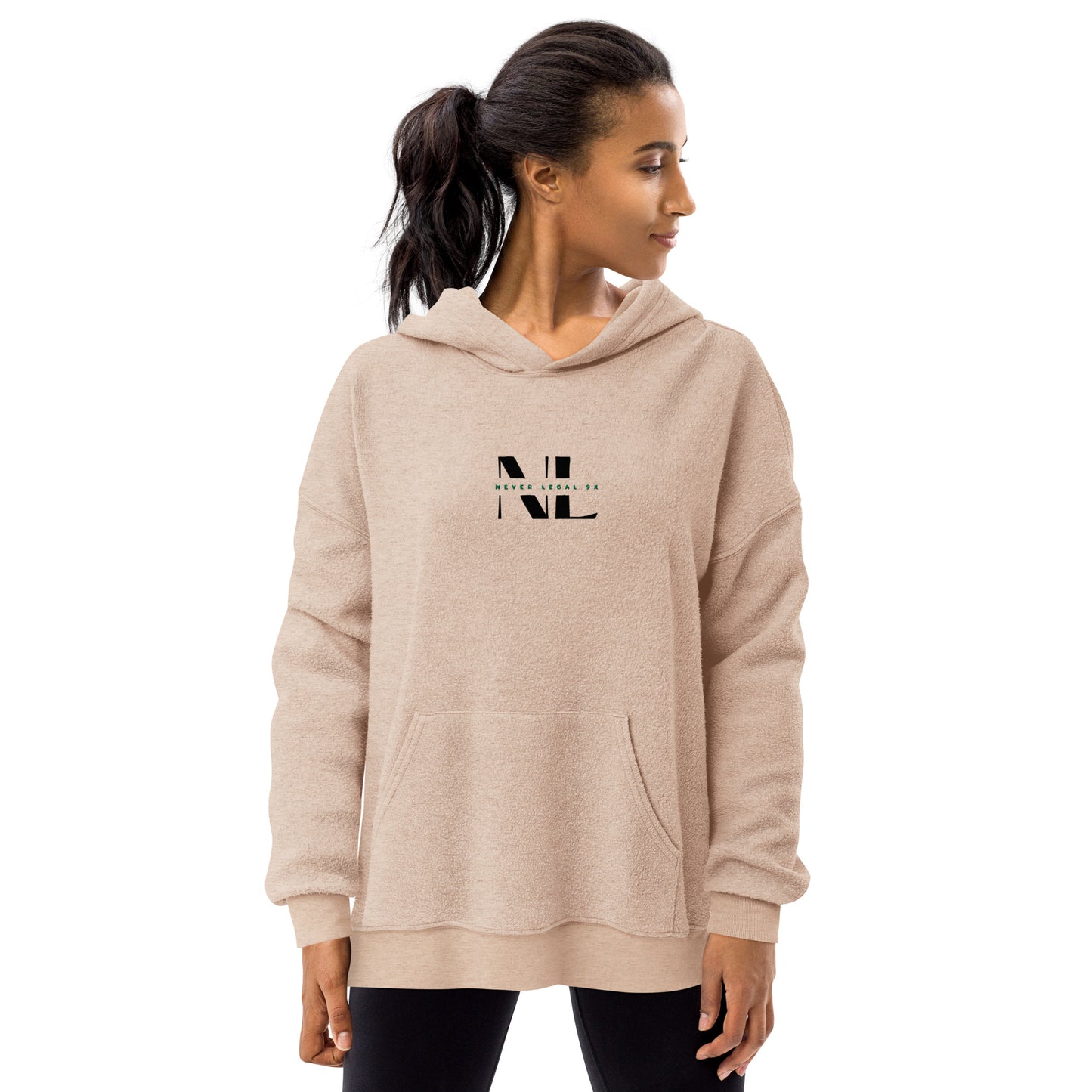 NEVER LEGAL 9X-Unisex sueded fleece hoodie