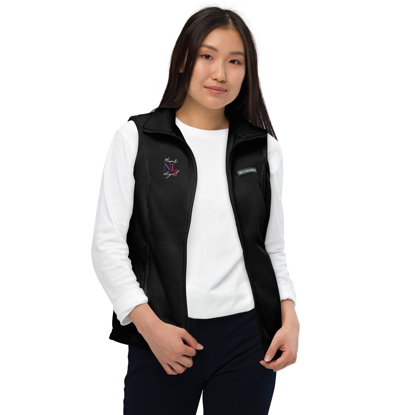 NEVER LEGAL 9X-Women’s Columbia fleece vest