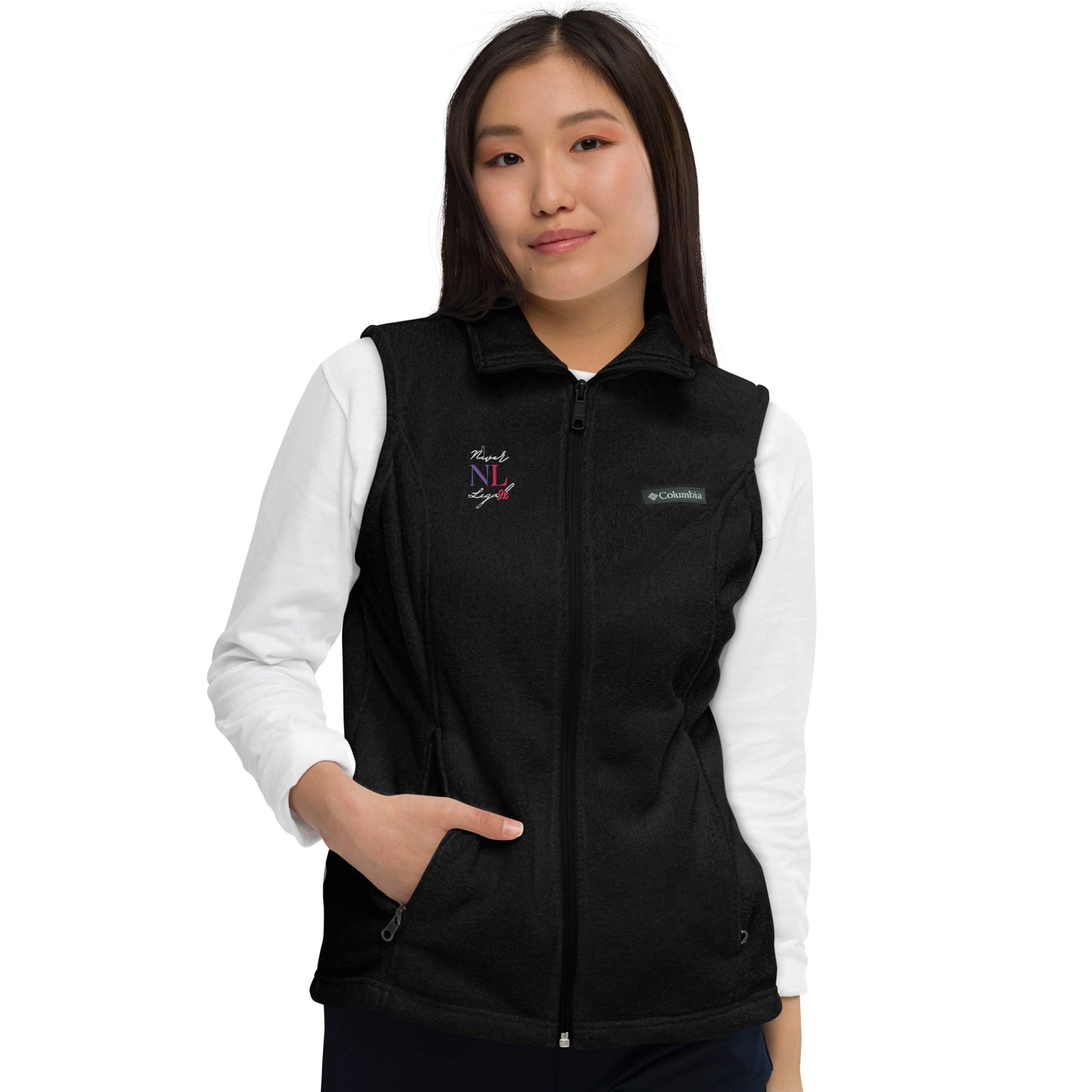 NEVER LEGAL 9X-Women’s Columbia fleece vest