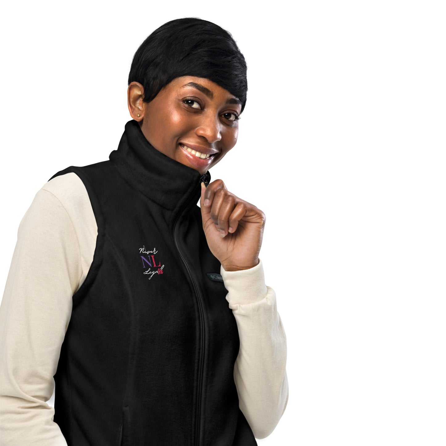 NEVER LEGAL 9X-Women’s Columbia fleece vest