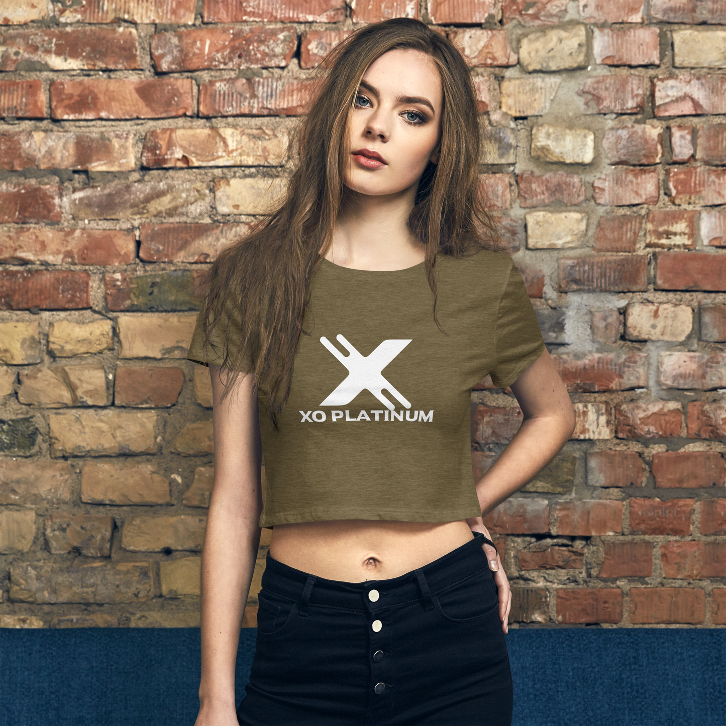 XO Platinum Women’s Crop Tee