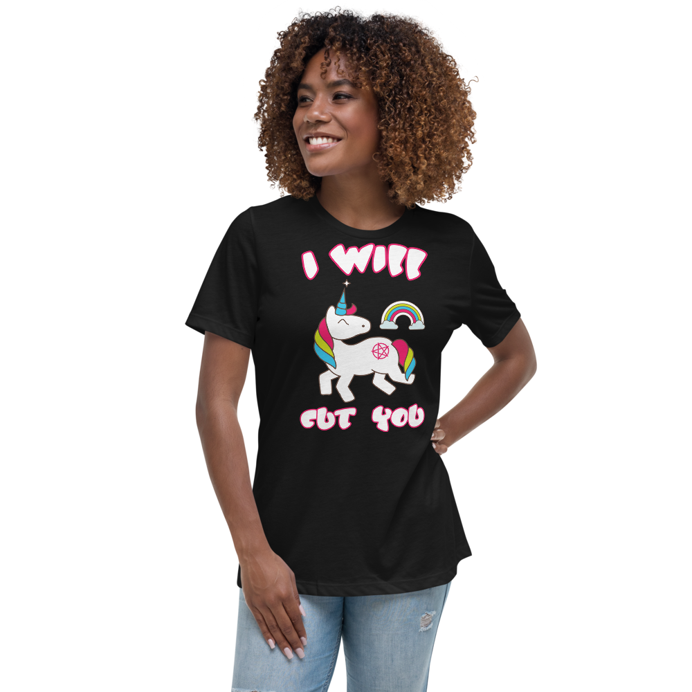 I Will Cut You-Women's Relaxed T-Shirt