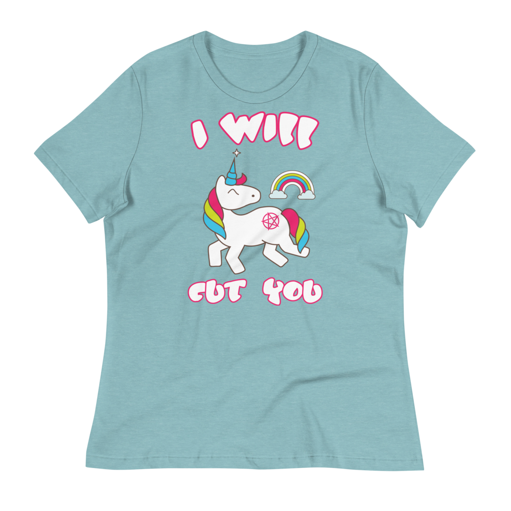 I Will Cut You-Women's Relaxed T-Shirt