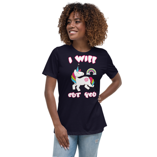 I Will Cut You-Women's Relaxed T-Shirt